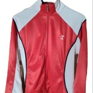 Starbury by Stephon Marbury Red, White Zull-zip Track Jacket Size Medium